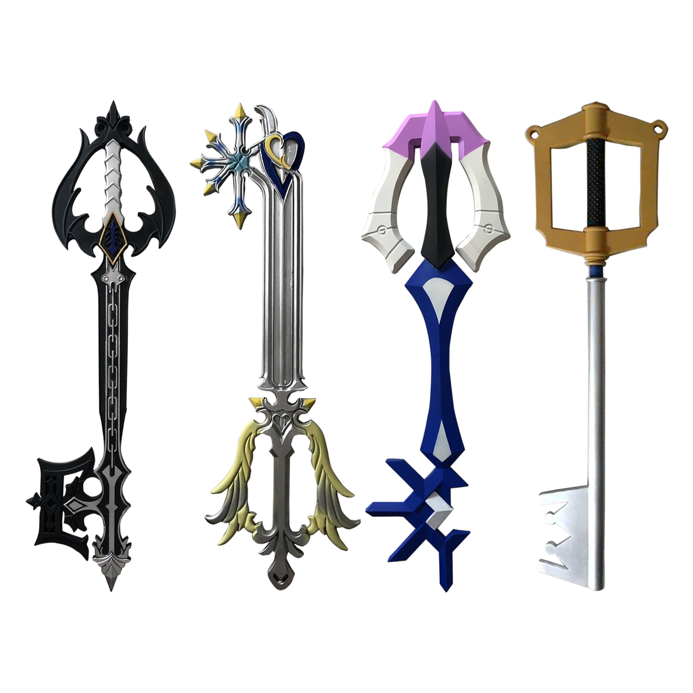 Keyblade Cosplay Prop - Kingdom Hearts Gold Key: Sora Key