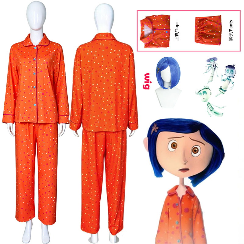 Movie Coraline Cosplay Pajamas – обзор и цена Cosplay Prop Making