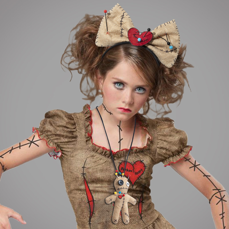 Voodoo Doll Costume Bow Headba – обзор и цена Voodoo Cosplay And Prop