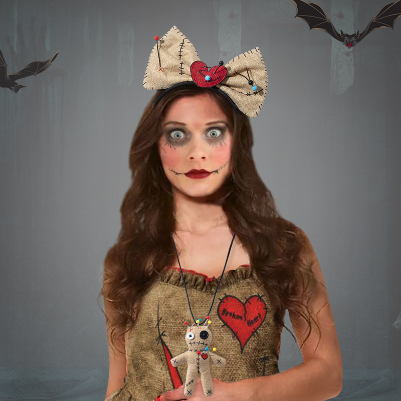 Voodoo Doll Costume Bow Headba – обзор и цена Voodoo Cosplay And Prop