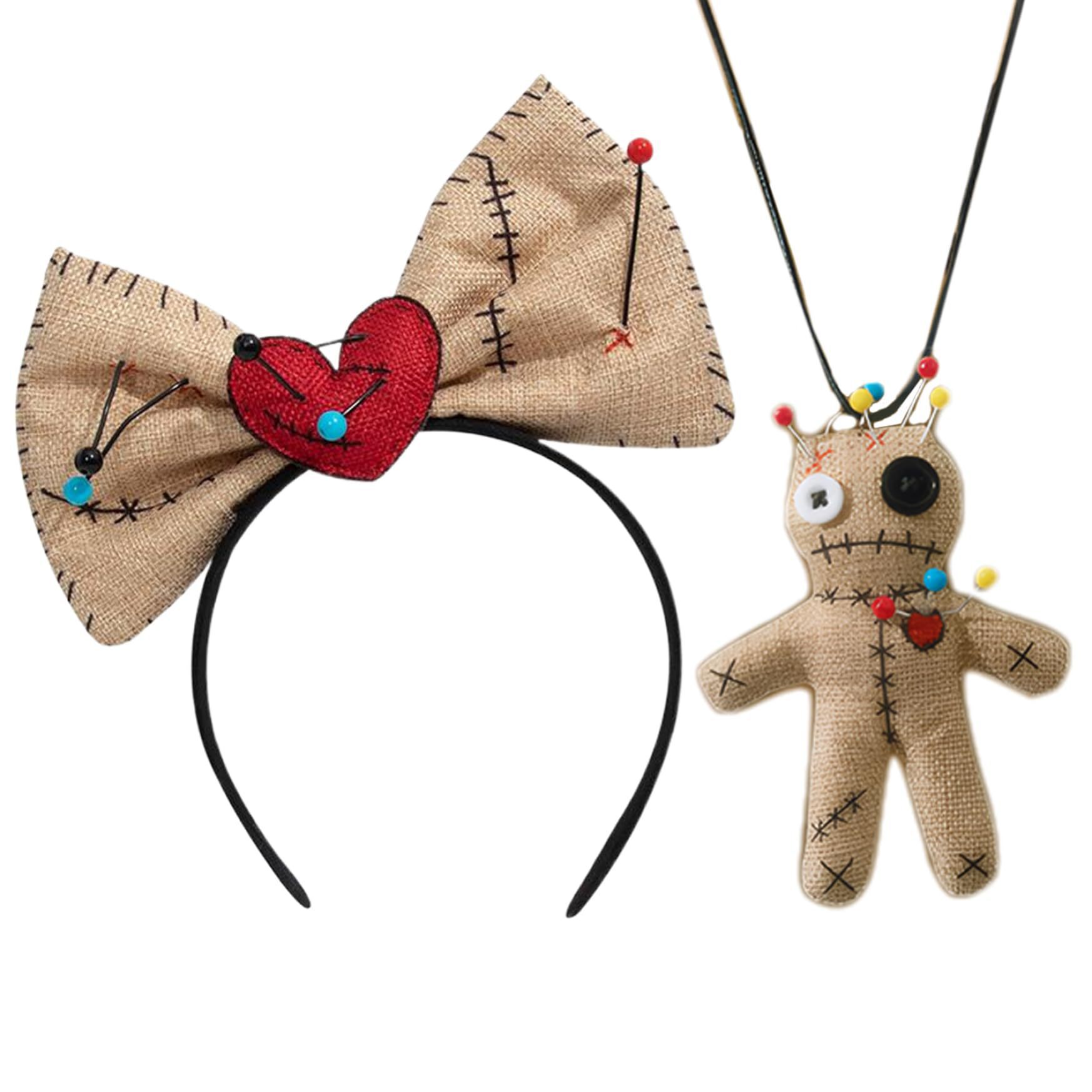 Voodoo Doll Costume Bow Headba – обзор и цена Voodoo Cosplay And Prop