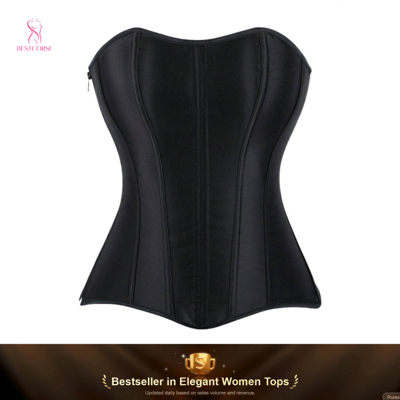 XXS Side Zipper Long Corset To – обзор и цена Boning Corset Steel