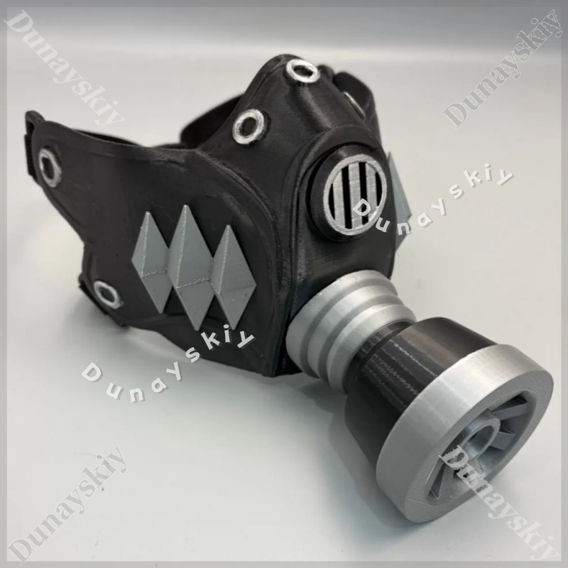 Guita Cyberpunk Gas Mask Green – обзор и цена Cosplay Prop 3D Print