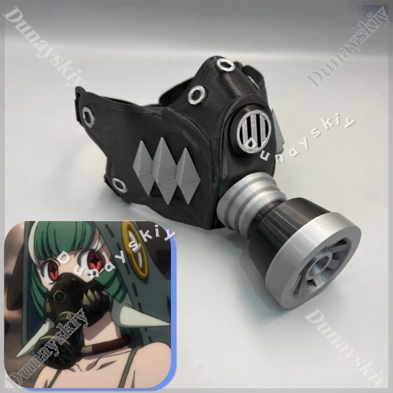 Guita Cyberpunk Gas Mask Green – обзор и цена Cosplay Prop 3D Print