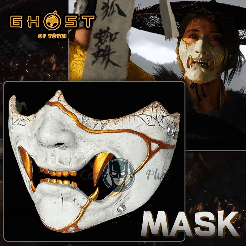 Game Ghost of Yotei Atsu Mask  – обзор и цена Cosplay Prop Making