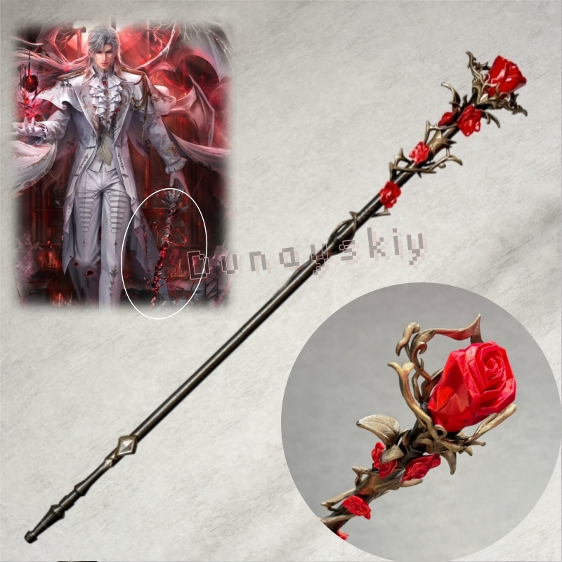 Sylus Staff Silver Wing Demon  – обзор и цена Cosplay Prop 3D Print