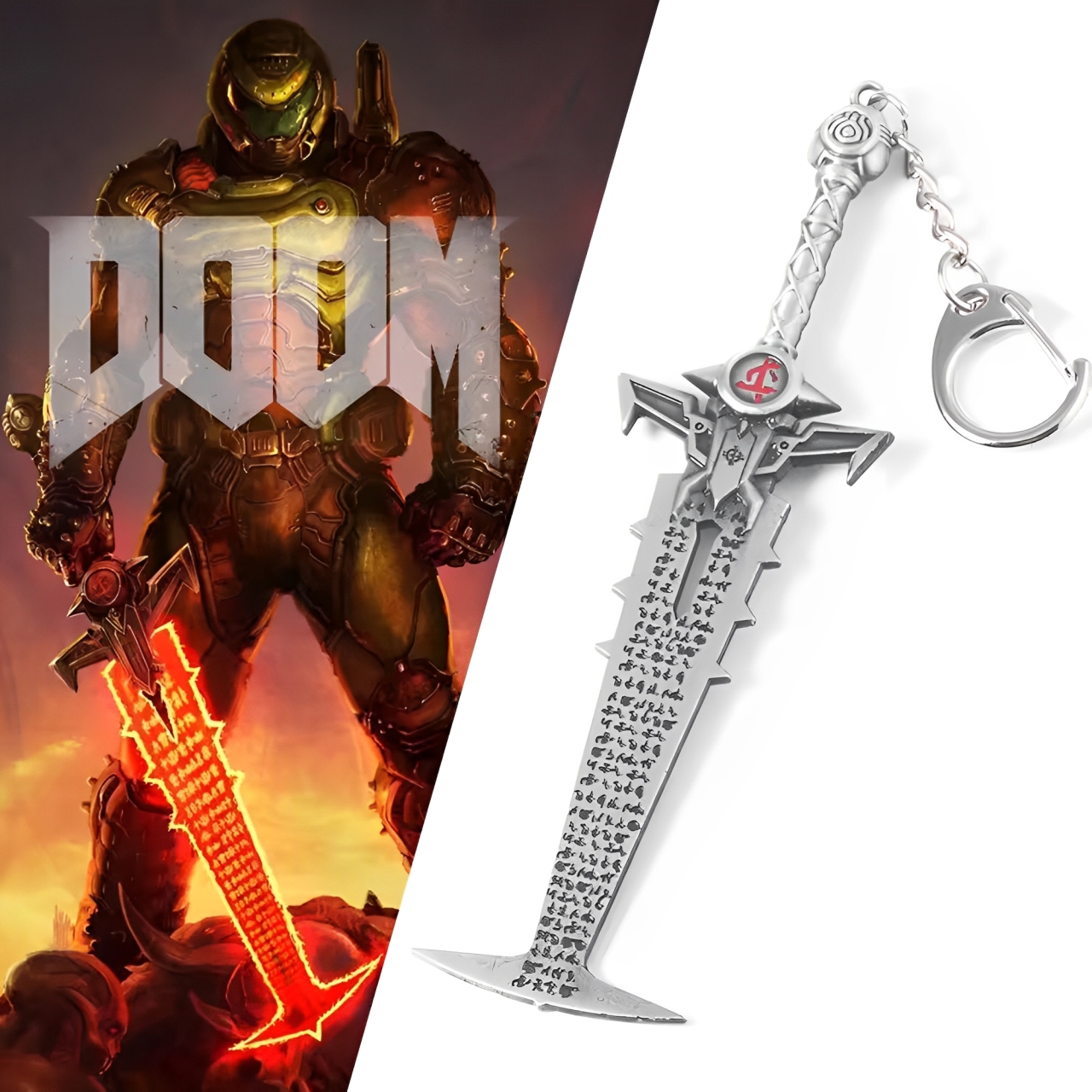 Game Doom Eternal Crucible Bla – обзор и цена Keyblade Cosplay Prop